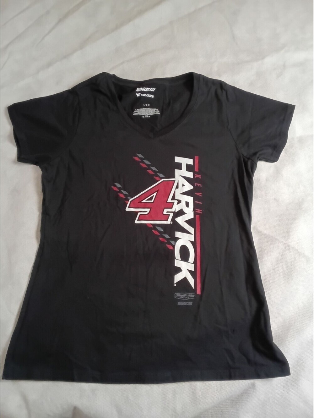 Kevin Harvick NASCAR Womens T-Shirt size Large Stewart Haas Racing Team